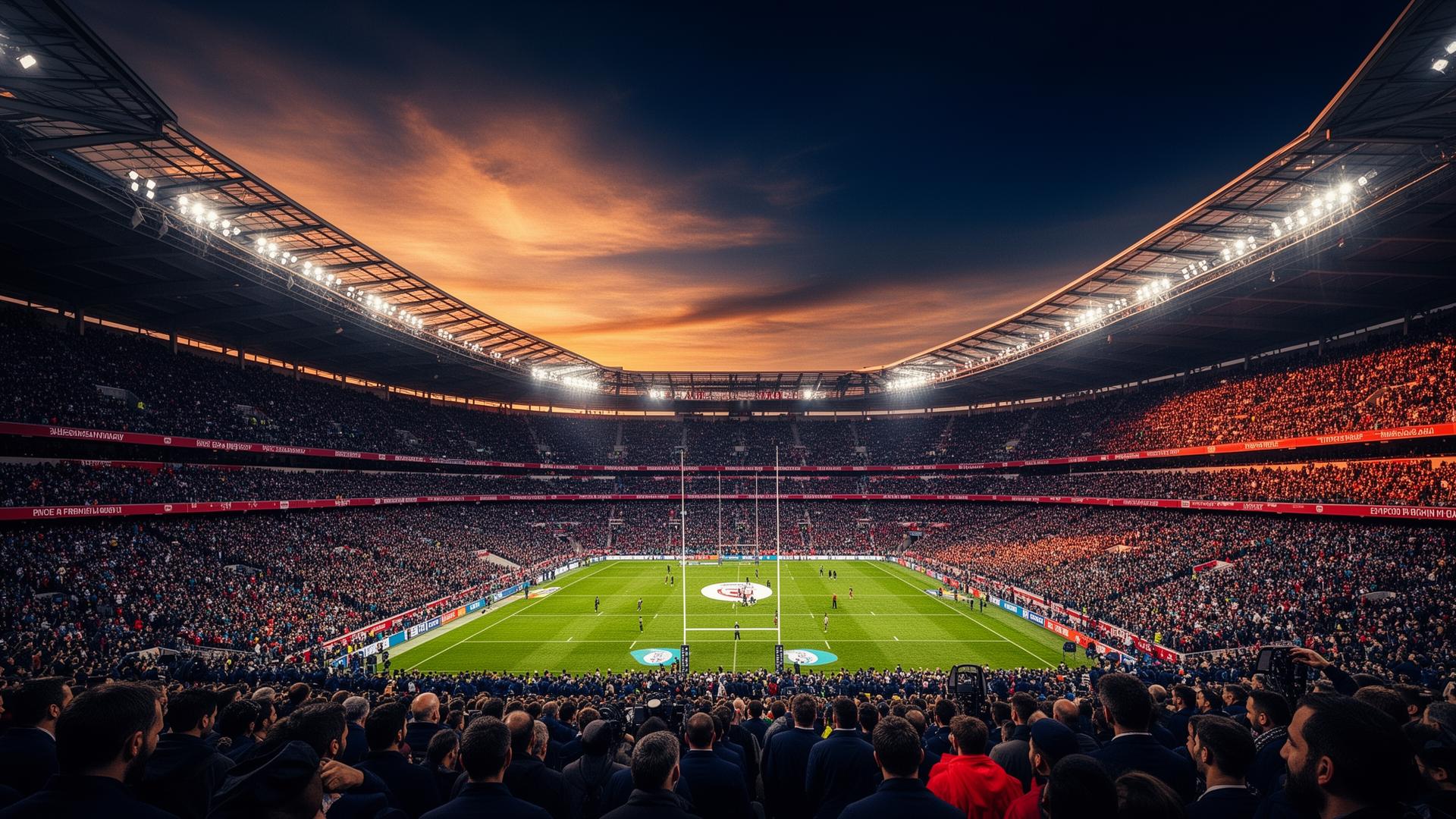Stade de rugby à Lyon, ambiance finale européenne